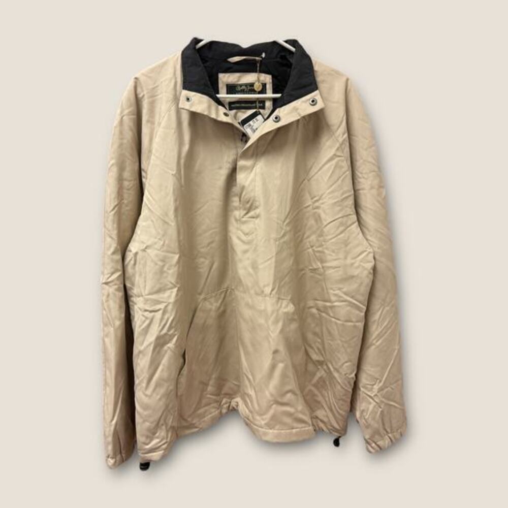 NWT Bobby Jones 2XL Collection Water Resistant Silk Pullover Windbreaker Jacket